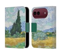Head Case Designs sous Licence Officielle The National Gallery A Wheatfield with Cypresses Art Étui Portefeuille en Cuir Compatible avec Apple iPhone Duo