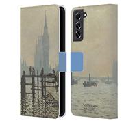 Head Case Designs sous Licence Officielle The National Gallery Monet Thames Art Étui Portefeuille en Cuir Compatible avec Samsung Galaxy S21 FE 5G