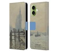Head Case Designs sous Licence Officielle The National Gallery Monet Thames Art Étui Portefeuille en Cuir Compatible avec Apple iPhone 17