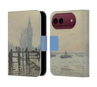 Head Case Designs sous Licence Officielle The National Gallery Monet Thames Art Étui Portefeuille en Cuir Compatible avec Apple iPhone Duo
