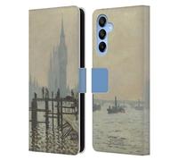 Head Case Designs sous Licence Officielle The National Gallery Monet Thames Art Étui Portefeuille en Cuir Compatible avec Samsung Galaxy A16 5G