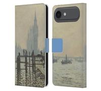 Head Case Designs sous Licence Officielle The National Gallery Monet Thames Art Étui Portefeuille en Cuir Compatible avec Apple iPhone 17 Air