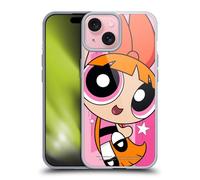 Head Case Designs sous Licence Officielle The Powerpuff Girls Blossom Graphiques Coque en Gel Doux Compatible avec Apple iPhone 15
