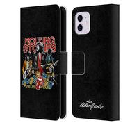 Head Case Designs sous Licence Officielle The Rolling Stones 78 États-Unis Tour Vintage Art Clé Étui Portefeuille en Cuir Compatible avec Apple iPhone 11