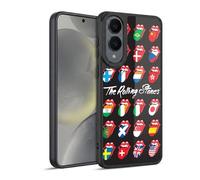 Head Case Designs sous Licence Officielle The Rolling Stones Affiche De Drapeau Collection Lèche Coque en Gel renforcée [Protection de Qualité Militaire] Compatible avec Samsung Galaxy S25 Edge