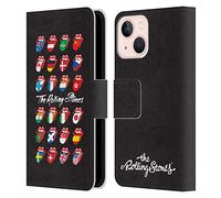 Head Case Designs sous Licence Officielle The Rolling Stones Affiche De Drapeau Collection Lèche Étui Portefeuille en Cuir Compatible avec Apple iPhone 13 Mini