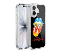 Head Case Designs sous Licence Officielle The Rolling Stones Arc-en-Ciel Langue Graphiques Coque en Gel [Protection de Qualité Militaire] Compatible avec Apple iPhone 17 Et Compatible avec MagSafe
