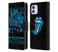 Head Case Designs sous Licence Officielle The Rolling Stones Europe 1967 Tours Étui Portefeuille en Cuir Compatible avec Apple iPhone 11