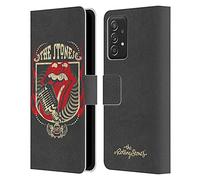 Head Case Designs sous Licence Officielle The Rolling Stones Jumbo Géante Art Clé Étui Portefeuille en Cuir Compatible avec Galaxy A52 / A52s / 5G (2021)