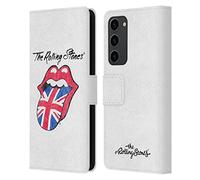 Head Case Designs sous Licence Officielle The Rolling Stones Langue Britannique Art Clé Étui Portefeuille en Cuir Compatible avec Samsung Galaxy S23+ 5G