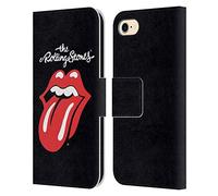Head Case Designs sous Licence Officielle The Rolling Stones Langue Classique Art Clé Coque en Cuir à Portefeuille Compatible avec Apple iPhone 7/8 / SE 2020 & 2022