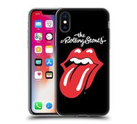 Head Case Designs sous Licence Officielle The Rolling Stones Langue Classique Art Clé Coque en Gel [Protection de Qualité Militaire] Compatible avec Apple iPhone X/iPhone XS