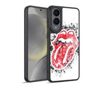 Head Case Designs sous Licence Officielle The Rolling Stones Langue Look Affligé Collection Lèche Coque en Gel renforcée [Protection de Qualité Militaire] Compatible avec Samsung Galaxy S25 Edge