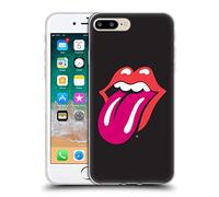 Head Case Designs sous Licence Officielle The Rolling Stones Langue Rose Graphiques Coque en Gel [Qualité Militaire] Compatible avec Apple iPhone 7 Plus/iPhone 8 Plus Et Compatible avec MagSafe