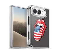 Head Case Designs sous Licence Officielle The Rolling Stones Les États-Unis International Lèche 1 Coque en Gel [Qualité Militaire] Compatible avec Apple iPhone Duo Et Compatible avec MagSafe