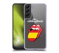 Head Case Designs sous Licence Officielle The Rolling Stones L'Espagne International Lèche 1 Coque Dure pour l'arrière Compatible avec Samsung Galaxy S22+ 5G