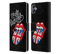 Head Case Designs sous Licence Officielle The Rolling Stones Only Rock and Roll Distressed Albums Étui Portefeuille en Cuir Compatible avec Samsung Galaxy A05