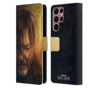 Head Case Designs sous Licence Officielle The Walking Dead: Daryl Dixon Visage Complet Art Clé Étui Portefeuille en Cuir Compatible avec Samsung Galaxy S22 Ultra 5G