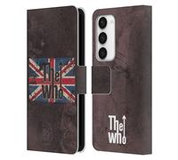 Head Case Designs sous Licence Officielle The Who Union Jack Look Affligé Art De Bande Étui Portefeuille en Cuir Compatible avec Samsung Galaxy S23 5G