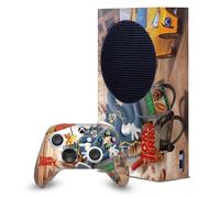 Head Case Designs Sous Licence Officielle Tom And Jerry Movie (2021) Real World New Twist Graphics Enveloppement De Console De Jeu Et Skins Pour Manette compatible avec Xbox Series S Console & Controller Bundle