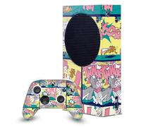 Head Case Designs Sous Licence Officielle Tom and Jerry Outdoor Chase Comic Graphismes Enveloppement De Console De Jeu Et Skins Pour Manette compatible avec Xbox Series S Console & Controller Bundle