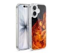 Head Case Designs sous Licence Officielle Tom Wood Harceleur De Loup Créatures de Feu Coque en Gel [Protection de Qualité Militaire] Compatible avec Apple iPhone 17 Et avec MagSafe