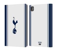 Head Case Designs sous Licence Officielle Tottenham Hotspur F.C. Accueil Kit De Badges 2024/25 Étui Portefeuille en Cuir Compatible avec Apple iPad Pro 11 M4 2024