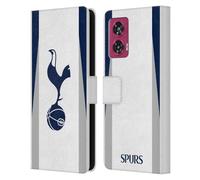 Head Case Designs sous Licence Officielle Tottenham Hotspur F.C. Accueil Kit De Badges 2025/26 Étui Portefeuille en Cuir Compatible avec Motorola Edge 50 Fusion