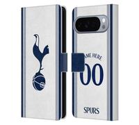 Head Case Designs sous Licence Officielle Tottenham Hotspur F.C. Coutume Personnalisé Accueil Kit De Badges 2024/25 Étui Portefeuille en Cuir Compatible avec Google Pixel 10 Pro XL