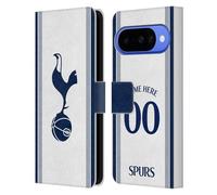 Head Case Designs sous Licence Officielle Tottenham Hotspur F.C. Coutume Personnalisé Accueil Kit De Badges 2024/25 Étui Portefeuille en Cuir Compatible avec Google Pixel 10