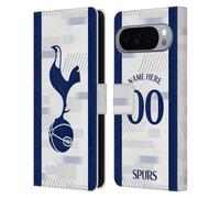 Head Case Designs sous Licence Officielle Tottenham Hotspur F.C. Coutume Personnalisé Blanc Badge 2023/24 Étui Portefeuille en Cuir Compatible avec Google Pixel 10 Pro XL