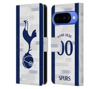 Head Case Designs sous Licence Officielle Tottenham Hotspur F.C. Coutume Personnalisé Blanc Badge 2023/24 Étui Portefeuille en Cuir Compatible avec Google Pixel 10