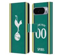 Head Case Designs sous Licence Officielle Tottenham Hotspur F.C. Coutume Personnalisé Troisième Kit De Badges 2024/25 Étui Portefeuille en Cuir Compatible avec Google Pixel 10 Pro XL