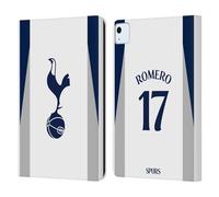 Head Case Designs sous Licence Officielle Tottenham Hotspur F.C. Cristian Romero 2025/26 Joueurs Home Kit Étui Portefeuille en Cuir Compatible avec Apple iPad Air 11 2020/2022/2024/2025