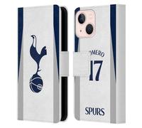 Head Case Designs sous Licence Officielle Tottenham Hotspur F.C. Cristian Romero 2025/26 Joueurs Home Kit Étui Portefeuille en Cuir Compatible avec Apple iPhone 13 Mini