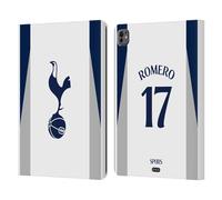 Head Case Designs sous Licence Officielle Tottenham Hotspur F.C. Cristian Romero 2025/26 Joueurs Home Kit Étui Portefeuille en Cuir Compatible avec Apple iPad Pro 13 M4 2024
