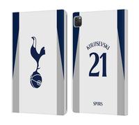 Head Case Designs sous Licence Officielle Tottenham Hotspur F.C. Dejan Kulusevski 2025/26 Joueurs Home Kit Étui Portefeuille en Cuir Compatible avec Apple iPad Pro 11 2020/2021 / 2022