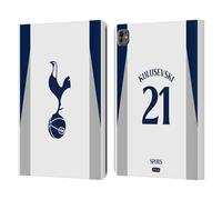 Head Case Designs sous Licence Officielle Tottenham Hotspur F.C. Dejan Kulusevski 2025/26 Joueurs Home Kit Étui Portefeuille en Cuir Compatible avec Apple iPad Pro 13 M4 2024