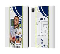 Head Case Designs sous Licence Officielle Tottenham Hotspur F.C. Eric Dier 2022/23 Première Équipe Étui Portefeuille en Cuir Compatible avec Apple iPad Pro 13 M4 2024