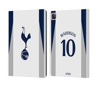 Head Case Designs sous Licence Officielle Tottenham Hotspur F.C. James Maddison 2025/26 Joueurs Home Kit Étui Portefeuille en Cuir Compatible avec Apple iPad Pro 12.9 2020/2021/2022