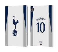 Head Case Designs sous Licence Officielle Tottenham Hotspur F.C. James Maddison 2025/26 Joueurs Home Kit Étui Portefeuille en Cuir Compatible avec Apple iPad Pro 13 M4 2024