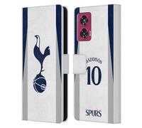 Head Case Designs sous Licence Officielle Tottenham Hotspur F.C. James Maddison 2025/26 Joueurs Home Kit Étui Portefeuille en Cuir Compatible avec Motorola Edge 50 Fusion