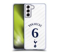 Head Case Designs sous Licence Officielle Tottenham Hotspur F.C. Jan Paul Van Hecke 2026/27 Players Home Kit 1st Group Coque en Gel Compatible avec Samsung Galaxy S21+ 5G Et Compatible avec MagSafe