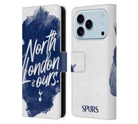 Head Case Designs sous Licence Officielle Tottenham Hotspur F.C. Le Nord de Londres Est à Nous Badge Étui Portefeuille en Cuir Compatible avec Apple iPhone 17 Pro