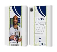 Head Case Designs sous Licence Officielle Tottenham Hotspur F.C. Lucas Moura 2022/23 Première Équipe Étui Portefeuille en Cuir Compatible avec Apple iPad Pro 13 M4 2024