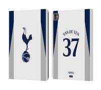 Head Case Designs sous Licence Officielle Tottenham Hotspur F.C. Micky Van de Ven 2025/26 Joueurs Home Kit Étui Portefeuille en Cuir Compatible avec Apple iPad Pro 13 M4 2024