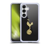 Head Case Designs sous Licence Officielle Tottenham Hotspur F.C. Noir et Or Badge Coque en Gel [Protection de Qualité Militaire] Compatible avec Samsung Galaxy S24 5G Et Compatible avec MagSafe