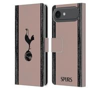 Head Case Designs sous Licence Officielle Tottenham Hotspur F.C. Noir Et Taupe Badge 2023/24 Étui Portefeuille en Cuir Compatible avec Apple iPhone 17 Air