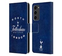 Head Case Designs sous Licence Officielle Tottenham Hotspur F.C. Nord de Londres Badge Étui Portefeuille en Cuir Compatible avec Samsung Galaxy S23+ 5G