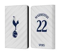 Head Case Designs sous Licence Officielle Tottenham Hotspur F.C. Omar Marmoush 2026/27 Kit Domicile Joueurs 1er Groupe Étui Portefeuille en Cuir Compatible avec Amazon Kindle 11th Gen (2024)